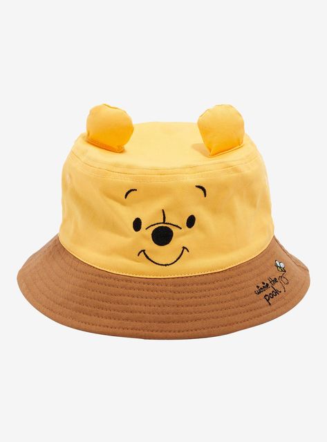 The sun can get hot in the Hundred Acre Wood! Grab this bucket hat embroidered with Pooh Bear's face with his ears up top.100% cottonImported Winnie The Pooh And Honey Pot Costume, Winnie The Pooh Aesthetic Outfit, Cute Winnie The Pooh Costumes, Winnie The Pooh Things, Cute Disney Stuff, Disneyland December, Winnie The Pooh Clothes, Winnie The Pooh Stuff, Winnie The Pooh Birthday Decorations