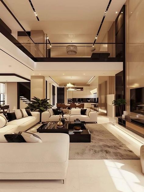 Luxe Style Interior Design, Living Room Aesthetics Modern, Modern House Inspiration Interior Design, Luxury Modern Homes Interior, Living Room Asthetics Comfy, Modern White House Interior Design, Future Home Ideas Interior Design, Modern Clean Interior Design, Modern Living Room Design Interiors