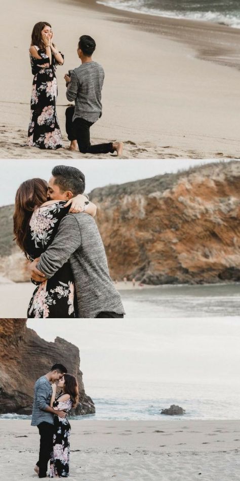 Proposal Inspiration, Proposal Photoshoot, Best Wedding Proposals, Fall Engagement Pictures, Beach Proposal, Proposal Photos, Romantic Proposal, Couple Pose, Perfect Proposal