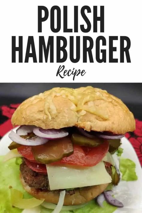 Polish Hamburger Recipe, Polish Foodies, Recipes Hamburger, Hamburger Recipe, Recipes Using Ground Beef, Bunny Chow, European Cuisine, Hamburger Recipes, 12 Tomatoes