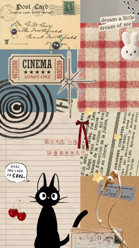 #miffy #wallpaper #vintage #aesthetic #collage Miffy Wallpaper, Vintage Aesthetic Collage, Fairytale Creatures, Snoopy Wallpaper, Ipad Background, Wallpaper Doodle, Iphone Wallpaper Pattern, Wallpaper Vintage, Cute Patterns Wallpaper