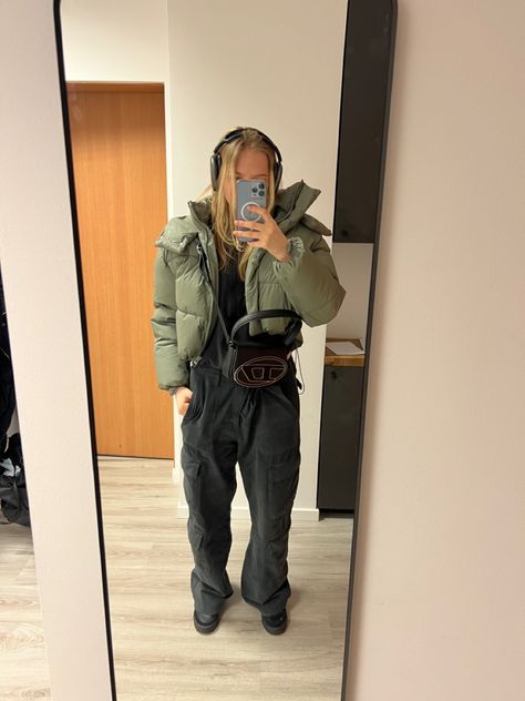 Diesel Handbag Outfit, Diesel Bag Outfit, Airpods Max Outfit, Diesel Handbags, Diesel Bag, Airpods Max, Cargo Pants Outfit, Handbag Outfit, Cross Bag