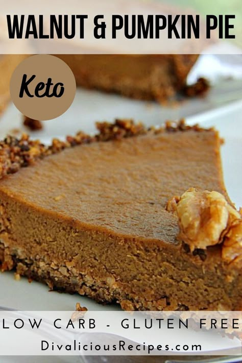 Keto Pumpkin Pie With Walnut Crust, Keto Walnut Pie Crust Recipe, Keto Walnut Pie Crust, Pumpkin Pie With Walnut Crust, Keto Pumpkin Pie With Pecan Crust, Keto Nut Crust For Pie, Walnut Crust Pie, Walnut Pie Crust Recipe, Walnut Pie Crust