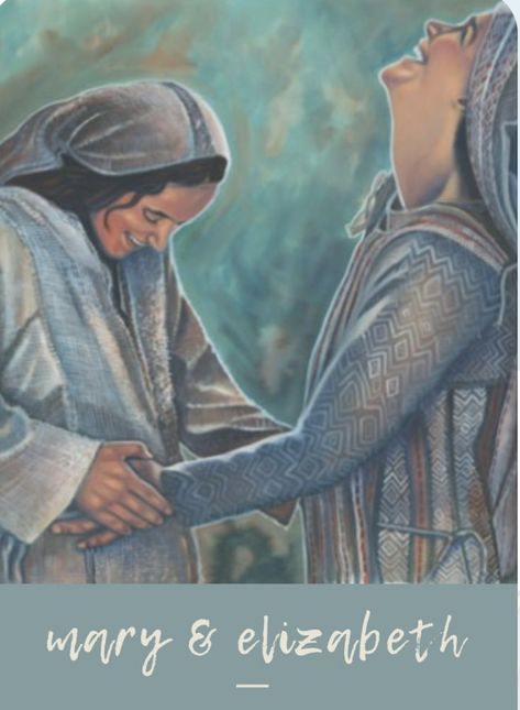 Elizabeth And Mary Bible, Mary And Elizabeth, Angel Gabriel, Images Of Mary, I Do Love You, Blessed Is She, Luke 1, The New Testament, Mary Elizabeth