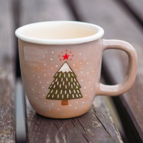 🌟 Elevate Your Holiday Spirits with Our Handmade Christmas Tree Ceramic Mug! 🎄☕ Are you in search of the perfect, one-of-a-kind gift that captures the essence of the holiday season? Look no further! Our exquisitely crafted Ceramic Mug, lovingly shaped and hand-painted, is more than just a vessel for your favorite beverages - it's a work of art that embodies the magic of Christmas. 🎁 The Ultimate New Year Gift for Your Loved Ones! 🎅 🌟 Why Choose Our Handmade Christmas Tree Ceramic Mug? 🌟 Fu Christmas Mugs Ideas, Christmas Mug Painting, Diy Christmas Mugs Paint, Christmas Painted Mug, Christmas Mugs Diy, Holiday Mugs, Christmas Mug Ideas, Christmas Ceramic Mug, Hand Painted Christmas Mugs