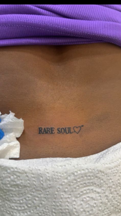 Waist tattoo Tattoo Ideas Under Bra Line, Small Waist Tattoos, Tramp Stamp Tattoos Words, Waist Tattoo, Side Tattoos Women, Tramp Stamp Tattoos, Waist Tattoos, Underboob Tattoo, Tattoos For Black Skin