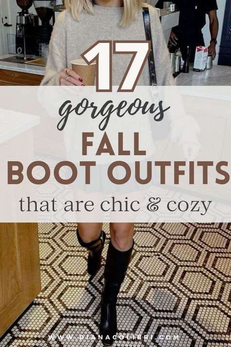 fall boot outfit ideas Fall Outfits 2024 Boots, Calf High Boots Outfit Fall, Womens Wide Width Boots, Fall 2024 Boot Outfits, Fall Boots 2024 Outfits, Fall Jeans And Boots Outfits, 2024 Boots Outfits, 2024 Fall Boots, Boots For Fall 2024