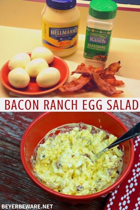 Ranch Egg Salad, Keto Egg Salad Recipe, Keto Egg Salad, Egg And Grapefruit Diet, Desayuno Keto, Nutrition Label, Egg Diet Plan, Boiled Egg Diet Plan, Low Carb Salad