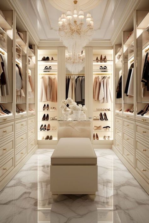 Mansion Dressing Room, Huge Walk In Closet Luxury, Luxury Walk In Closet Aesthetic, Elegant Aesthetic Room, Walk In Closet Huge, Big Closet Aesthetic, Luxury Closet Designs Women, Luxury Walk In Closet Women, Dream Closets Walk In Luxury