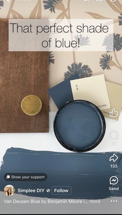 Blue Green Grey Color Palette Bathroom, Blue Slate Paint Color, Slate Grey Accent Wall, Earth Tone Paint Colors Bedroom, Blue Office Color Scheme, Revere Pewter Bathroom Walls, Entryway Paint Color Ideas, Smokey Blue Bedroom, Dark Harbor Paint