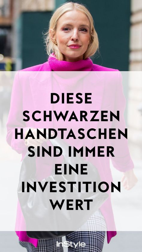 Fashion-Trend: Die schwarze Handtasche ist und bleibt ein zeitloser Klassiker. Welche Modelle es gibt plus die schönsten zum Shoppen zeigen wir hier! #instyle #instylegermany #fashion #fashiontrend #modetrend #taschentrend #schwarzetasche #handtaschen #modetipp #stylingtipp Paris Mode, Graphic Sweatshirt, Michael Kors