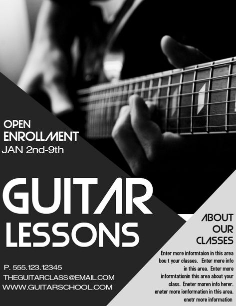 Class Poster Ideas, Tuition Poster, Class Poster Design, Tutoring Flyer, Music And The Brain, Guitar Classes, Posters Ideas, Photography Business Cards Template, Class Poster