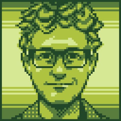 Pixel Art Portrait, Arcade Design, Retro Portrait, Fnaf Jumpscares, Afrofuturism Art, Piskel Art, 8 Bit Art, Male Profile, Commission Portrait