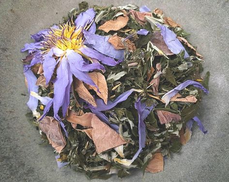 Blue Lotus Tea Blend, Meditation Tea, Eye Function, Tea Loose Leaf, Lotus Tea, Blue Lotus Flower, Relaxing Tea, Organic Tea, Deep Meditation