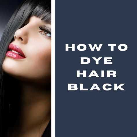 How to Dye Hair Black | HubPages Dye Hair Black, How To Dye Hair, Colors To Dye Your Hair, Tips For Thick Hair, Thick Frizzy Hair, Warm Brown Hair Color, Soft Black Hair, Dark Brown Hair Dye, Warm Brown Hair