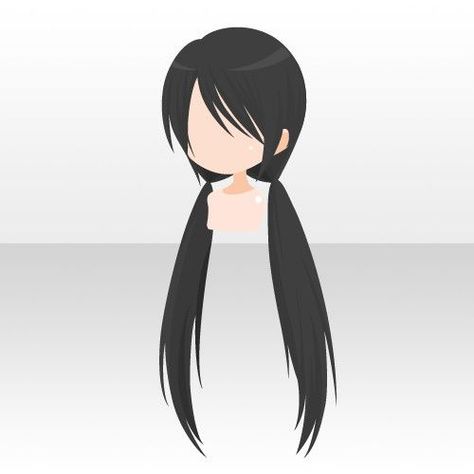 Anime Hair Pigtails, Hair Pigtails, Vestidos Anime, Anime Hairstyles, Chibi Hair, Pelo Anime, Manga Hair, Club Hairstyles, Hair Clothes