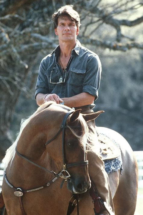 Sylmar California, Patrick Swazey, Patrick Swayze Dirty Dancing, Horse And Human, Patrick Swayze, Horse Crazy, Dirty Dancing, Zebras, American Actors