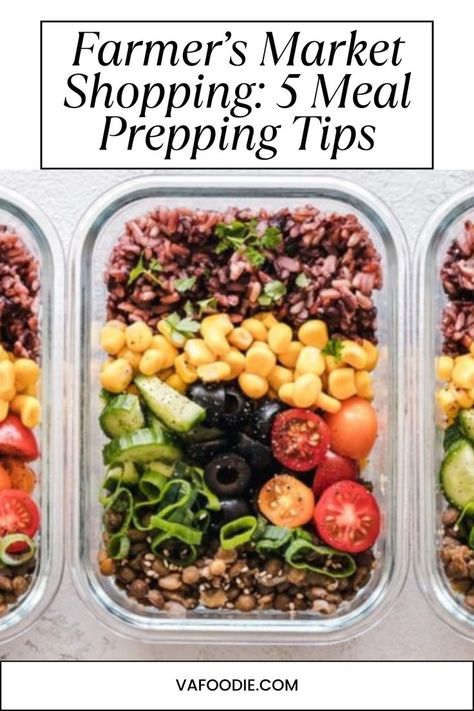 If you’re captivated by piles of produce at your local farmer’s market or overwhelmed by the quantity in your new CSA subscription box, meal prepping is a fabulous idea for several reasons. Farm Market, Make Life Easier, Meal Prepping, Market Shopping, Subscription Box, Farmers Market, Meal Prep, Farmer, Good Food