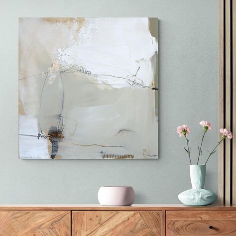 Soft Abstract Painting, Mini Toile, Wabi Sabi Art, Energy Art, Twin Beds, Abstract Art Inspiration, Expressionist Painting, Sketchbook Ideas, Contemporary Abstract Art