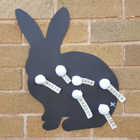 Bunny Themed Birthday Party Games, Rabbit Themed Games, Easter Themed Party Food, Bunny Party Activities, Bunny Rabbit Birthday Party, Some Bunny Is Three, Peter Rabbit Games, Rabbit Party Ideas Bunny Birthday, Pin The Tail On The Bunny