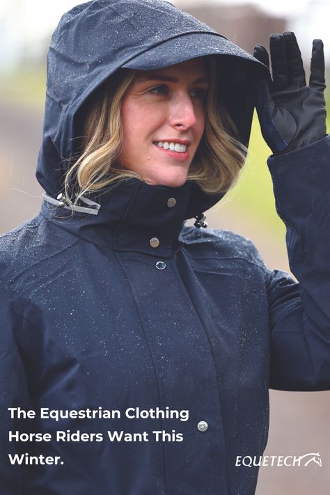 Our tips in our latest blog! Winter Riding Outfit, Winter Riding Outfits, Equestrian Outfits Women, Winter Equestrian, Primitive Christmas Decorating, Winter Riding, Clothing Guide, Waterproof Coat, Equestrian Outfits