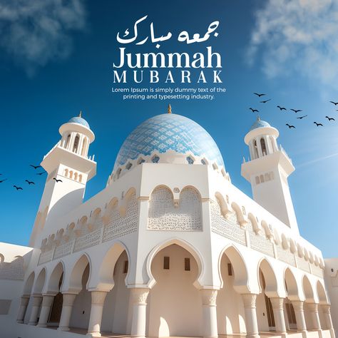 Jummah Mubarak Arabic Calligraphy Socail Media Post#pikbest##Templates Jumma Post Design, Jummah Mubarak Post, Mecca Images, Islamic Dp, Jumma Mubarik, Friday Post, Dental Posts, Eid Background, Friday Pictures