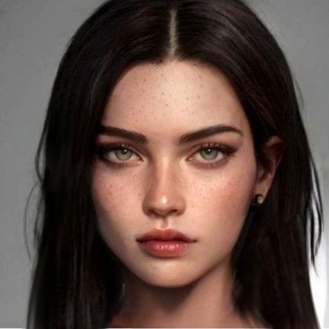 Artbreeder Hazel Eyes, Face Claim Black Hair Green Eyes, Green Eye Face Claim, Artbreeder Black Hair Green Eyes, Art Breeder Female Brown Hair, Face Claims Female Black Hair Green Eyes, Brown Hair Green Eyes Face Claim, Face Claims Female Green Eyes, Art Breeder Green Eyes