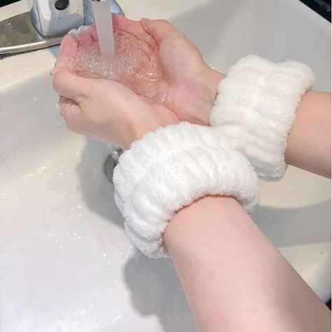 YesStyle discount code: OLIVIASOJO | afilliate code, links | Plain Wrist Band Feminine Wipes, Sweat Women, Facial Cleaning, Spa Headband, Hand Wrist, Feminine Care, Facial Cleansing, Wash Your Face, Wristbands