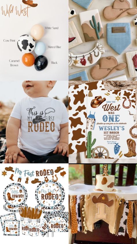 #firstbirthday #firstbirthdaytheme #firstrodeo #first roundup #first #rodeo #roundup #birthday #birthdayparty #birthdaypartyinspo #birthdaypartytheme #party #partyinspo #theme #themeinspo Birthday Rodeo Theme, First Birthday Rodeo Theme, Trip Around Sun Birthday, First Birthday Rodeo, 1st Rodeo, Twins First Birthday, Sun Birthday, Twins 1st Birthdays, Twin First Birthday