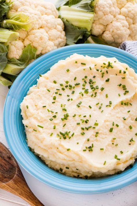 Cauliflower Puree, Carb Alternatives, Salty Foods, Mashed Cauliflower, Pureed Food Recipes, Cauliflower Recipes, Veggie Sides, Leeks, Vegetable Recipes