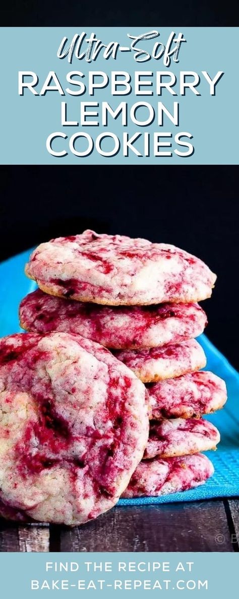 Raspberry Lemon Cookies, Lemon Cookies Recipes, Brownie Cheesecake, The Best Cookies, Best Cookies, Raspberry Recipes, Brownie Desserts, Lemon Raspberry, Lemon Cookies