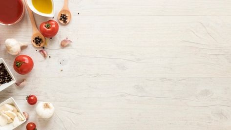 Healthy ingredients on white wooden desk | Free Photo #Freepik #freephoto #background #food #table #space Food Website Background Images, Cooking Wallpaper, White Wooden Desk, Food Background Wallpapers, Broccoli Vegetable, Kitchen Background, Background Food, Food Background, Background Powerpoint