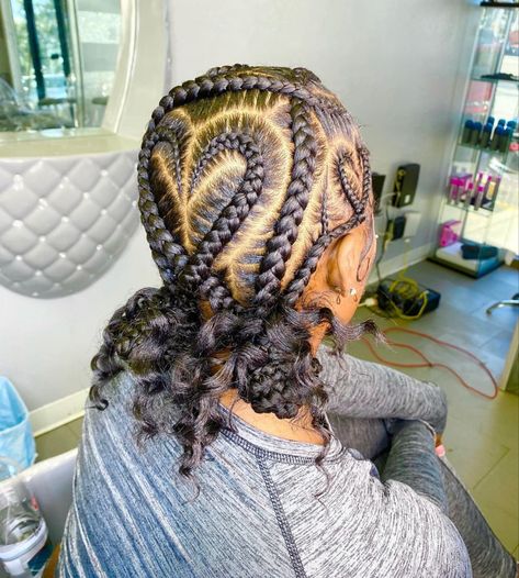 18th Birthday Hairstyles, Bhaddie Hairstyle, Natural Black Hair Styles, Braids Protective Styles, Hair Braid Designs, Braided Hairstyles For School, Braids Natural Hair, Hair Styles Braids, Kid Braid Styles