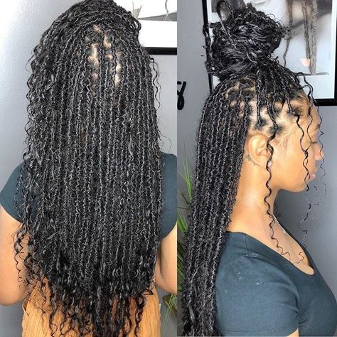 Twist Over Locs, African Threading, Bohemian Locs, Bohemian Twist, Big Box Braids Hairstyles, Twist Braid, Goddess Braids Hairstyles, Faux Locs Hairstyles, Box Braids Hairstyles For Black Women