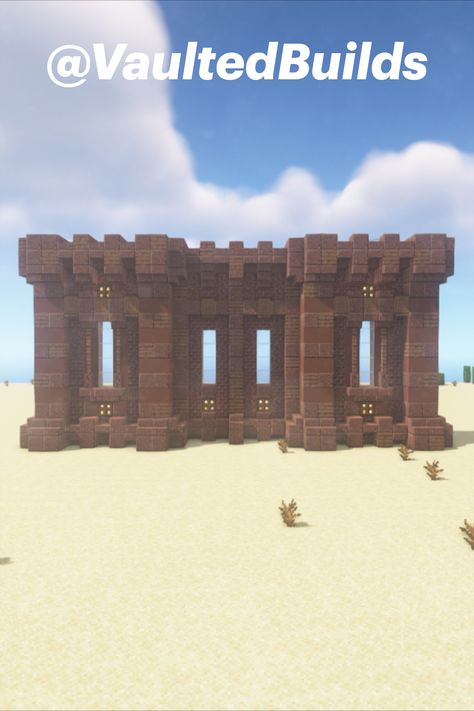 Minecraft Big Wall Designs, Minecraft Dwarven, Wall Minecraft, Minecraft Castle Walls, Minecraft Wall Designs, Fantasy Minecraft, Minecraft Underground, Minecraft Wall, Minecraft Things