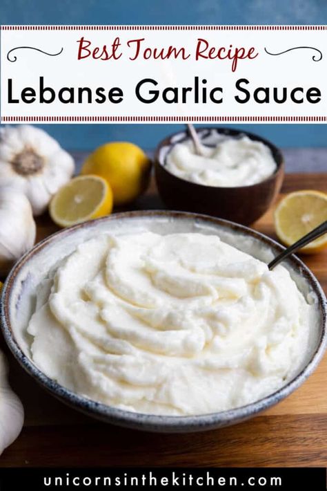 Mediterranean Garlic Sauce, Shawarma Garlic Sauce, Toum Recipe, White Garlic Sauce, Houston Community College, Lebanese Garlic Sauce, Greek Sauce, Garlic Sauce Recipe, Garlic Spread