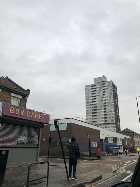 Romford Road, Stratford, London - Dec 2020. Russian Brutalism, 1970s Britain, British Core, Family Core, Uk 90s, Lee Mcqueen, Stratford London, Uk Culture, Council Estate