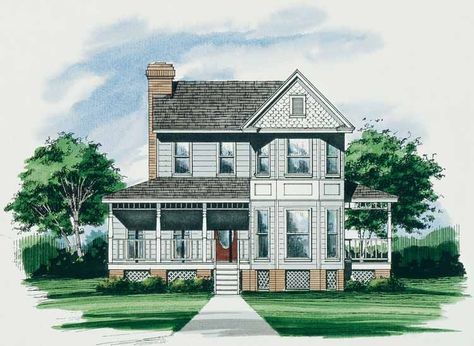 Small Victorian Homes Floor Plans, Victorian Homes Floor Plans, Small Victorian Homes, Sims4 Builds, Victorian House Plan, Victorian House Plans, Victorian Style House, Affordable House Plans, Victorian Style Homes