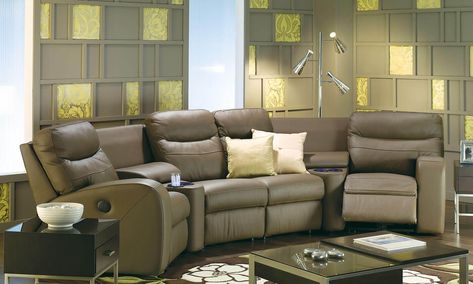 Leather Sectionals, Leather Reclining Sectional, Theater Room, Leather Sectional, Leather Furniture, Reclining Sectional, Power Recliners, Leather Seat, Home Office Decor