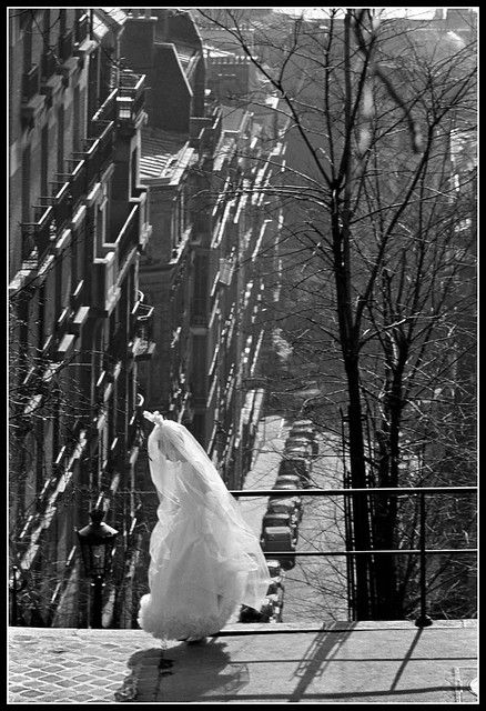 Wedding dress of white point d'esprit designed by Pierre C… | Flickr Frank Horvat, Marc Riboud, 1970 Fashion, Robert Doisneau, Paris Vintage, Vogue Uk, Famous Photographers, Bw Photo, Photojournalism