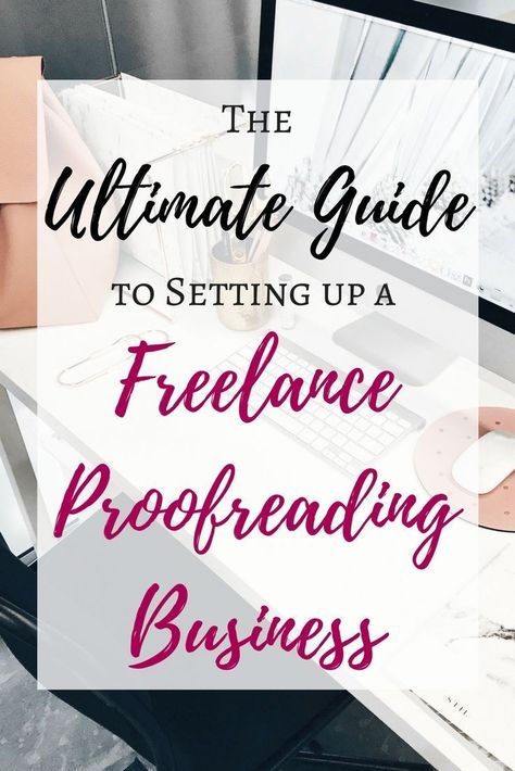 Thinking of becoming a freelance proofreader but not sure where to start? Here's the ultimate list of steps for setting up a freelance proofreading business. Proofreading Checklist, Proof Reading, Freelance Tips, Freelance Editing, Freelancing Tips, Proofreading Jobs, Freelance Writing Jobs, Digital Entrepreneur, Side Income