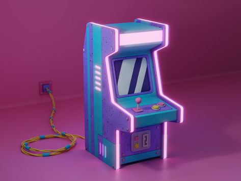 Candy Arcade on Behance Arcade Art, Idle Game, Claw Machine, Isometric Art, Game Machine, Retro Arcade, Arcade Machine, Arcade Game, 3d Modelling