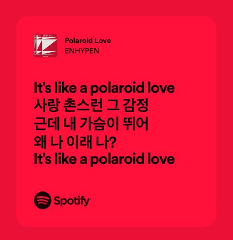 Polaroid Love Lyrics, Enhypen Lyrics, Polaroid Love, Letter Song, Love Lyrics, Songs, Pins, Quick Saves