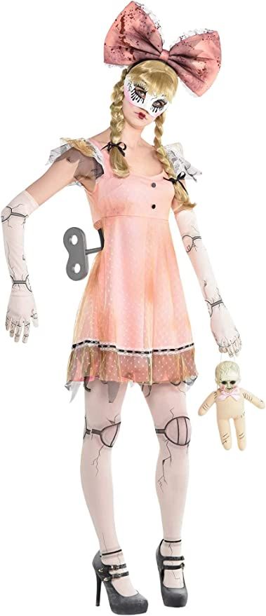 Scary Doll Costume, Creepy Doll Halloween Costume, Wind Up Doll Costume, Creepy Doll Costume, Creepy Doll Halloween, Nutcracker Costumes, Creepy Halloween Costumes, Doll Halloween Costume, Black Halloween Dress