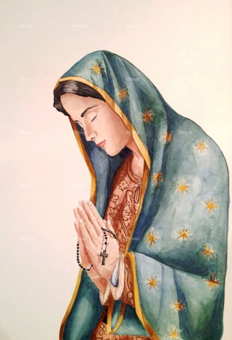 Catholic Wallpaper, Pray The Rosary, Virgin Mary Art, Mother Mary Images, Mexican Culture Art, Catholic Decor, Images Of Mary, Jesus And Mary Pictures, Catholic Images