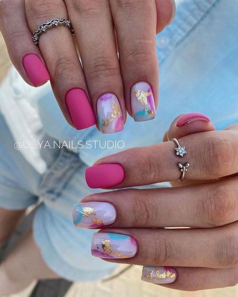 Rose Gold Foil Nail Art Designs Ideas, Italian Nails Designs, Mother’s Day Nails, Face Nails, Pedicure Ideas, Nails 2023, Beauty Stuff, Dream Nails, Classy Nails