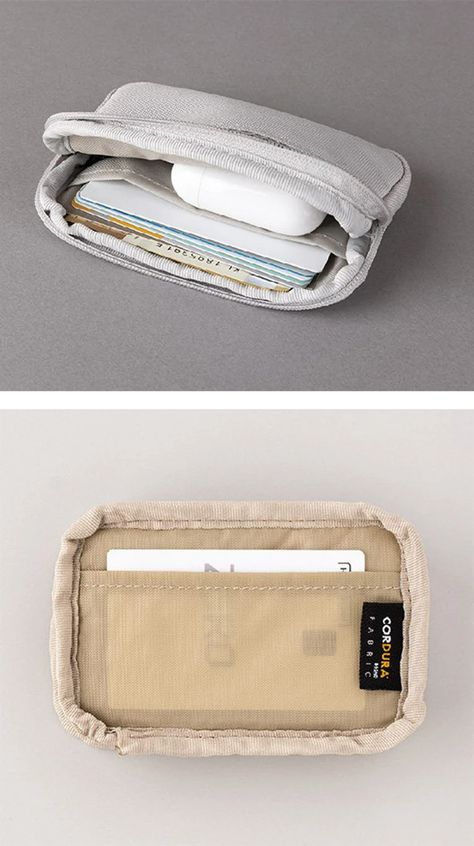 Credit Card Holder Pocket Mini Cordura Wallet Coin Purse Pouch - Etsy Credit Card Purse, Inside Bag Organization, Cute Wallet Aesthetic, Cute Small Wallets, Sewn Wallet, Cool Wallets, Aesthetic Wallet, Mochila Edc, Wallet Aesthetic