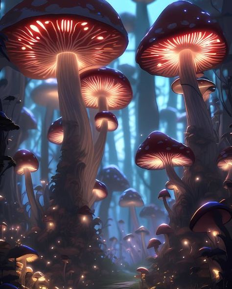 Magical mushroom world from Hidden underground world. 🍄🍄🍄 #ai #aiart #digitalart #aiartist #mashroom🍄 #hiddnworld #mistery #anotherworld #underground Mushroom World, Magical Mushroom, Underground World, Magic Mushroom, Game Inspiration, May 7, Another World, Beautiful Nature, Stuffed Mushrooms