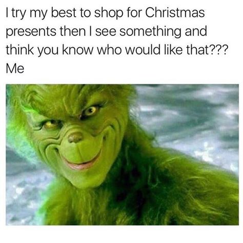 I try my best to shop for Christmas presents then I see something and think you know who would like that??? me Grinch Memes, Black Friday Funny, Christmas Memes Funny, Bd Art, Christmas Memes, Friday Humor, Holiday Humor, Zara Home, Christmas Sale