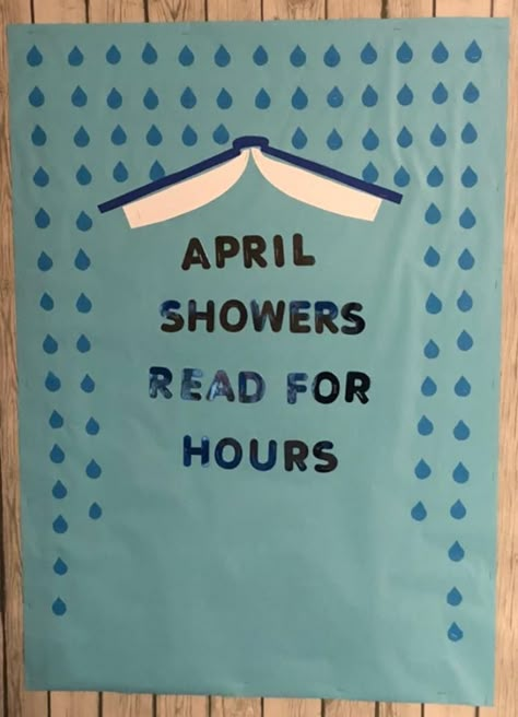 Easy Library Bulletin Board Ideas, Library Door Ideas, Public Library Decorating Ideas, Library Book Drop Decoration, Summer Library Displays, Library Window Displays, May Book Displays Library, Spring Library Bulletin Board Ideas, Book Display Ideas Library